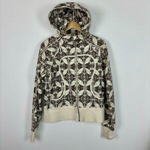 Lululemon Athletica Jacket Full-Zip All Over Yoga Print Multicolor Womens Sz 10